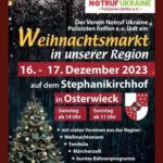 Der Verein Notruf Ukraine Polizisten helfen e. V. lädt ein zum Osterwiecker Weihnachtsmarkt auf dem Stephanikirchhof