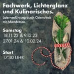 Fachwerk, Lichterglanz und Kulinarisches