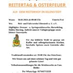 Reitertag & Osterfeuer – 30 Jahre Reitverein Eilenstedt
