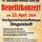 Das Landespolizeiorchester Sachsen-Anhalt spielt zum Benefizkonzert