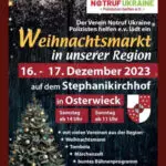 Der Verein Notruf Ukraine Polizisten helfen e. V. lädt ein zum Osterwiecker Weihnachtsmarkt auf dem Stephanikirchhof